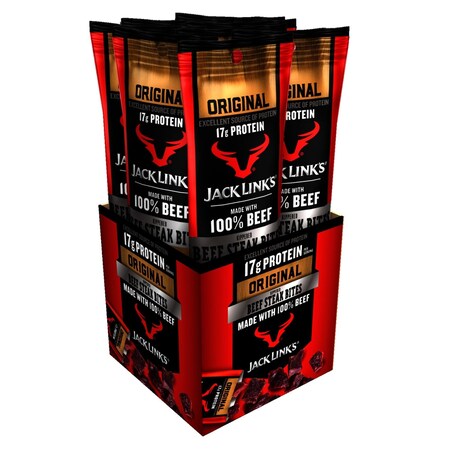 Jack Links Original Beef Steak Snack 1.5 oz Bagged 10000023372
